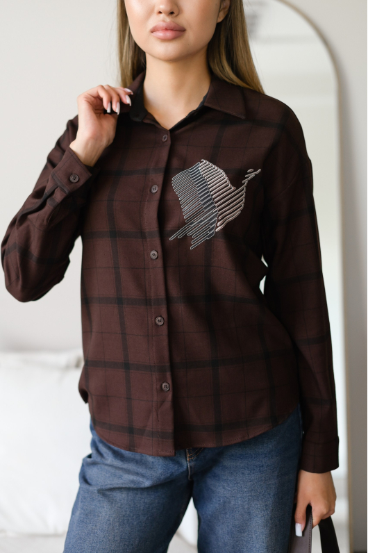 Рубашка в клетку